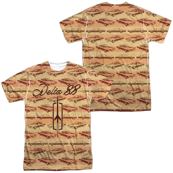 Oldsmobile - Delta 88 (Front - Back Print) Adult Regular Fit Short Sleeve 100% Poly