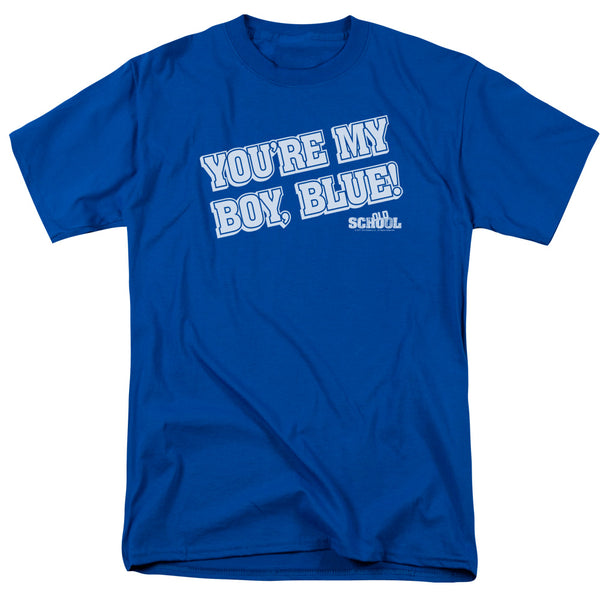 Old School - My Boy Blue Adult Regular Fit Short Sleeve