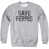 Ferris Bueller - Save Ferris Adult Crewneck Sweatshirt
