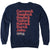 Major League - Team Roster Adult Crewneck Sweatshirt