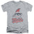 Major League - Vintage Logo Adult Slim Fit V Neck Cotton