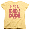 Ferris Bueller - Righteous Dude Women's Short Sleeve
