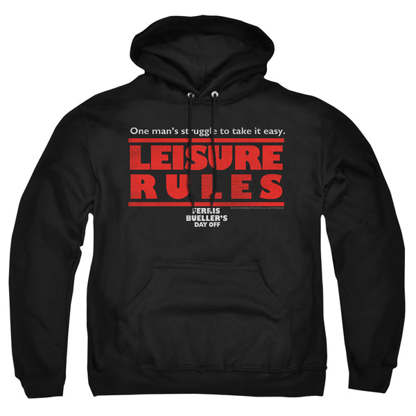Ferris Bueller - Leisure Rules Adult Pullover Hoodie