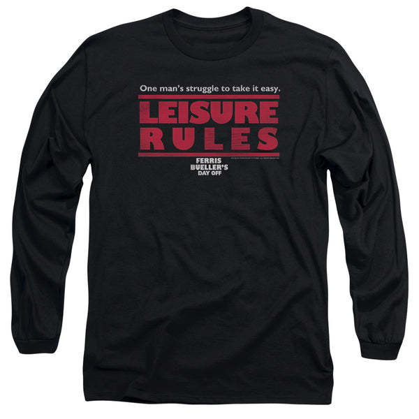 Ferris Bueller - Leisure Rules Adult Long Sleeve
