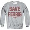 Ferris Bueller - The Save Ferris Adult Crewneck Sweatshirt