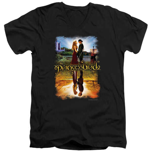 Princess Bride - Poster Reflection Adult Slim Fit V Neck Cotton