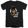 Princess Bride - As You Wish Adult Slim Fit V Neck Cotton