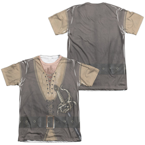Princess Bride - Montoya Costume (Front - Back Print) Adult Regular Fit Short Sleeve 65 - 35 Poly - Cotton