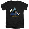 Pink Floyd - Clocks Adult Slim Fit V Neck Cotton