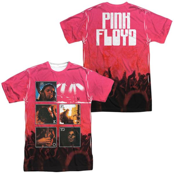 Pink Floyd - Live (Front - Back Print) Adult Regular Fit Short Sleeve 100% Poly
