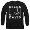 Miles Davis - Monochrome Adult Long Sleeve