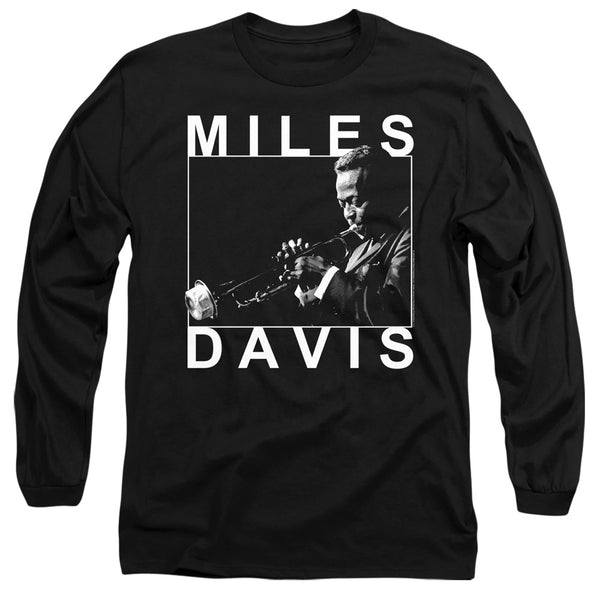 Miles Davis - Monochrome Adult Long Sleeve
