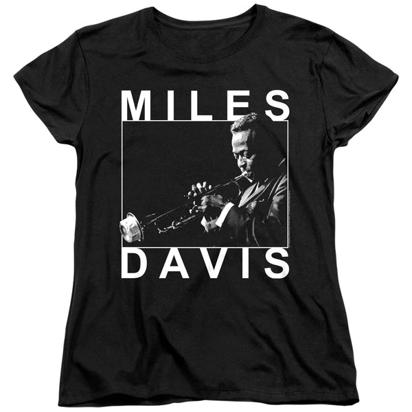 Miles Davis - Monochrome Women's Short Sleeve