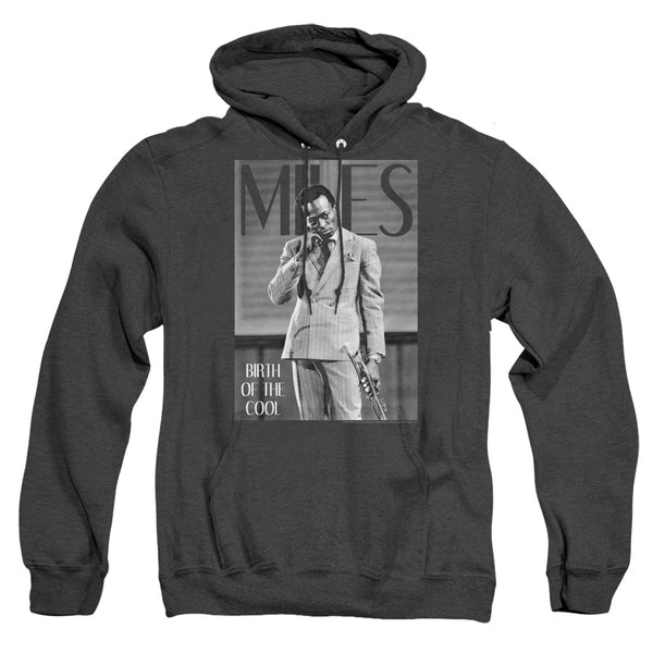 Miles Davis - Simply Cool Adult Heather Hoodie
