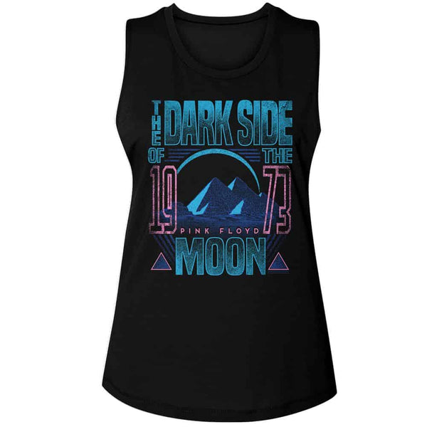 Pink Floyd The Dark Side-Ladies Muscle Tank