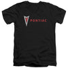 Pontiac - Modern Pontiac Arrowhead Adult Slim Fit V Neck Cotton