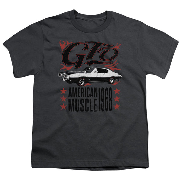 Pontiac - GTO Flames Youth Short Sleeve
