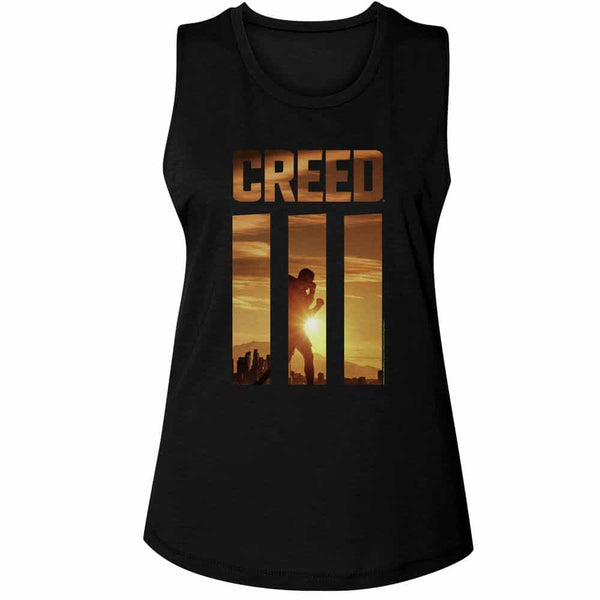 Rocky Creed 3 Sunrise-Ladies Muscle Tank