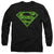 Superman - St. Patrick's Day Shamrock Logo Adult Long Sleeve Shirt