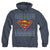 Superman - Ugly Christmas Logo Adult Heather Hoodie