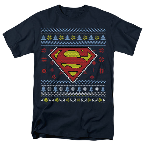 Superman - Ugly Christmas Logo Short-Sleeve Shirt