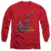 Superman - Breaking Chains Adult Long Sleeve Shirt