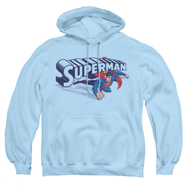 Superman - Under Logo Adult Pull Over Hoodie