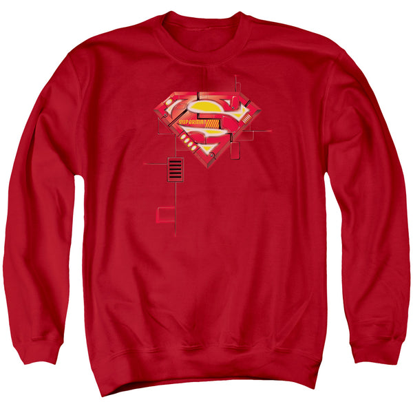 Superman - Super Mech Shield Adult Crewneck Sweatshirt