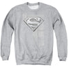 Superman - Riveted Metal Adult Crewneck Sweatshirt