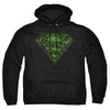 Superman - Circuits Shield Adult Pull Over Hoodie