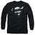 Superman - Dripping Shield Adult Long Sleeve Shirt