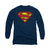 Superman - Classic Logo Adult Long Sleeve Shirt