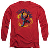 Superman - A Name To Uphold Adult Long Sleeve Shirt