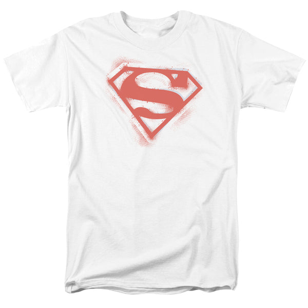 Superman - Spray Paint Shield Short-Sleeve Shirt