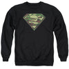 Superman - Camo Logo Adult Crewneck Sweatshirt