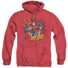 Superman - Sorry About The Wall Adult Heather Hoodie