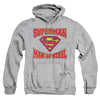 Superman - Man Of Steel Jersey Adult Pull Over Hoodie