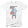 Superman - Vintage Ink Splatter Short-Sleeve Shirt