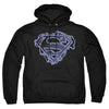 Superman - Electric Supes Shield Adult Pull Over Hoodie