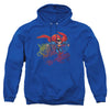 Superman - Cool Word Supes Adult Pull Over Hoodie
