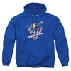 Superman - Looks Like A Job For Adult Pull Over Hoodie