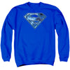 Superman - On Ice Shield Adult Crewneck Sweatshirt