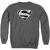 Superman - Super Metallic Shield Adult Crewneck Sweatshirt
