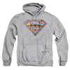 Superman - Basketball Shield Adult Pull Over Hoodie