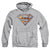 Superman - Basketball Shield Adult Pull Over Hoodie