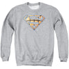 Superman - Basketball Shield Adult Crewneck Sweatshirt