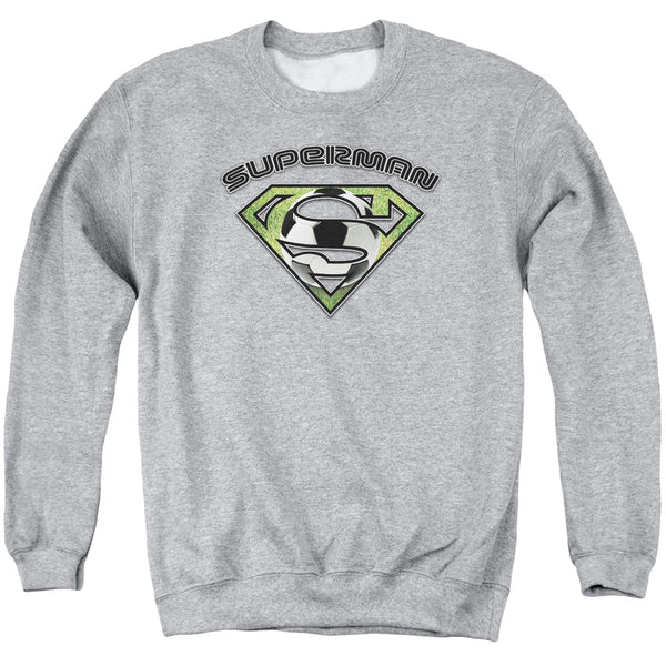 Superman - Soccer Shield Adult Crewneck Sweatshirt