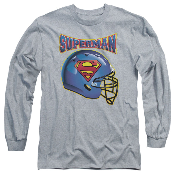 Superman - Helmet Adult Long Sleeve Shirt