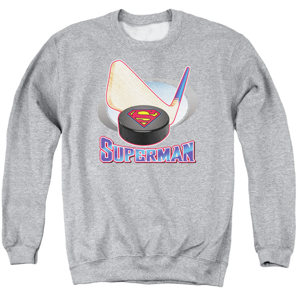 Superman - Hockey Stick Adult Crewneck Sweatshirt