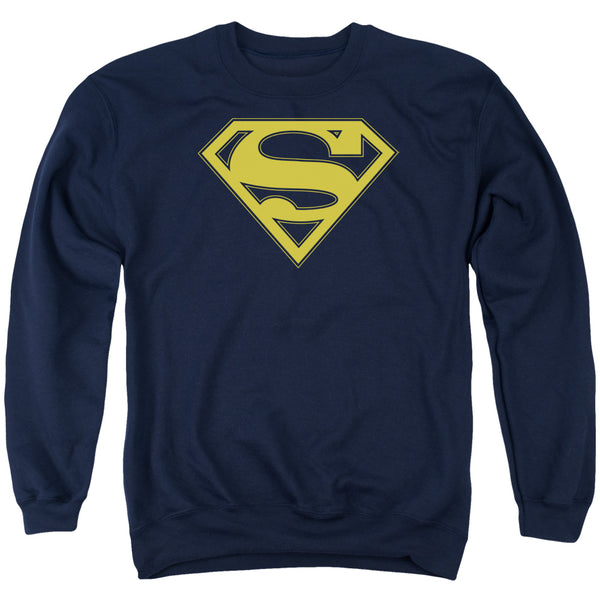 Superman - Maize& Blue Shield Adult Crewneck Sweatshirt